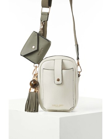 Luella Grey Elise White Camera Crossbody