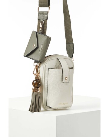 Luella Grey Elise White Camera Crossbody