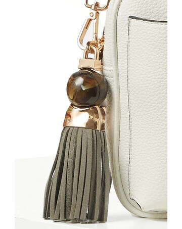 Luella Grey Elise White Camera Crossbody