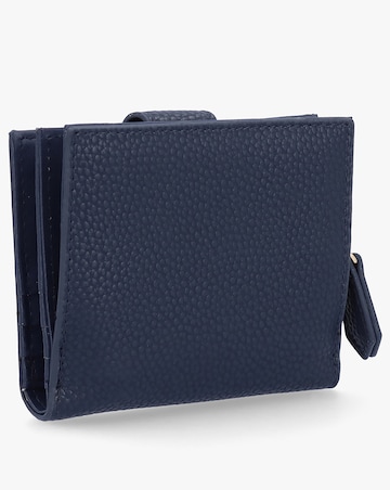 Valentino Bags Brixton Small Foldover Blue Wallet