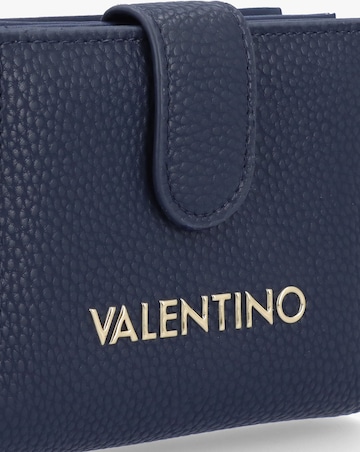 Valentino Bags Brixton Small Foldover Blue Wallet