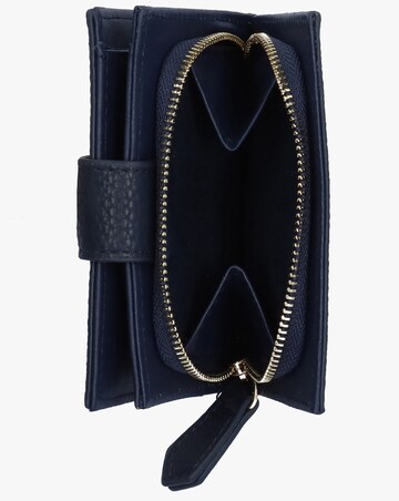 Valentino Bags Brixton Small Foldover Blue Wallet