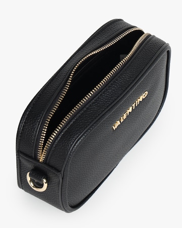Valentino Bags Miramar Black Pebbled Camera Bag