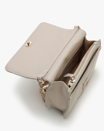 Valentino Bags Ocarina Quilted Beige Satchel Bag