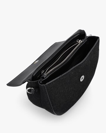 Valentino Bags Bigs Denim Black Satchel Bag