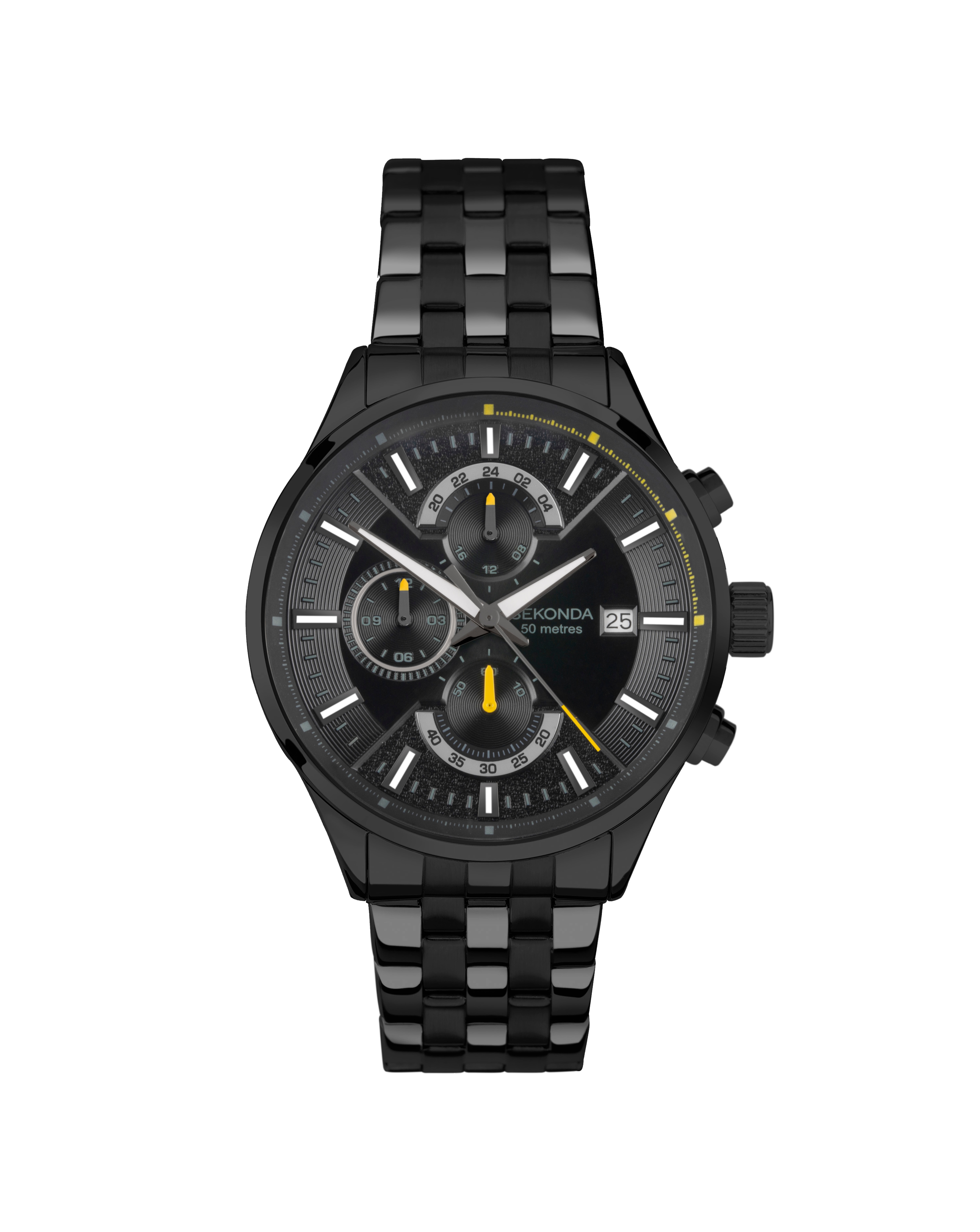 Sekonda Speed Mens Black Dual Time Watch