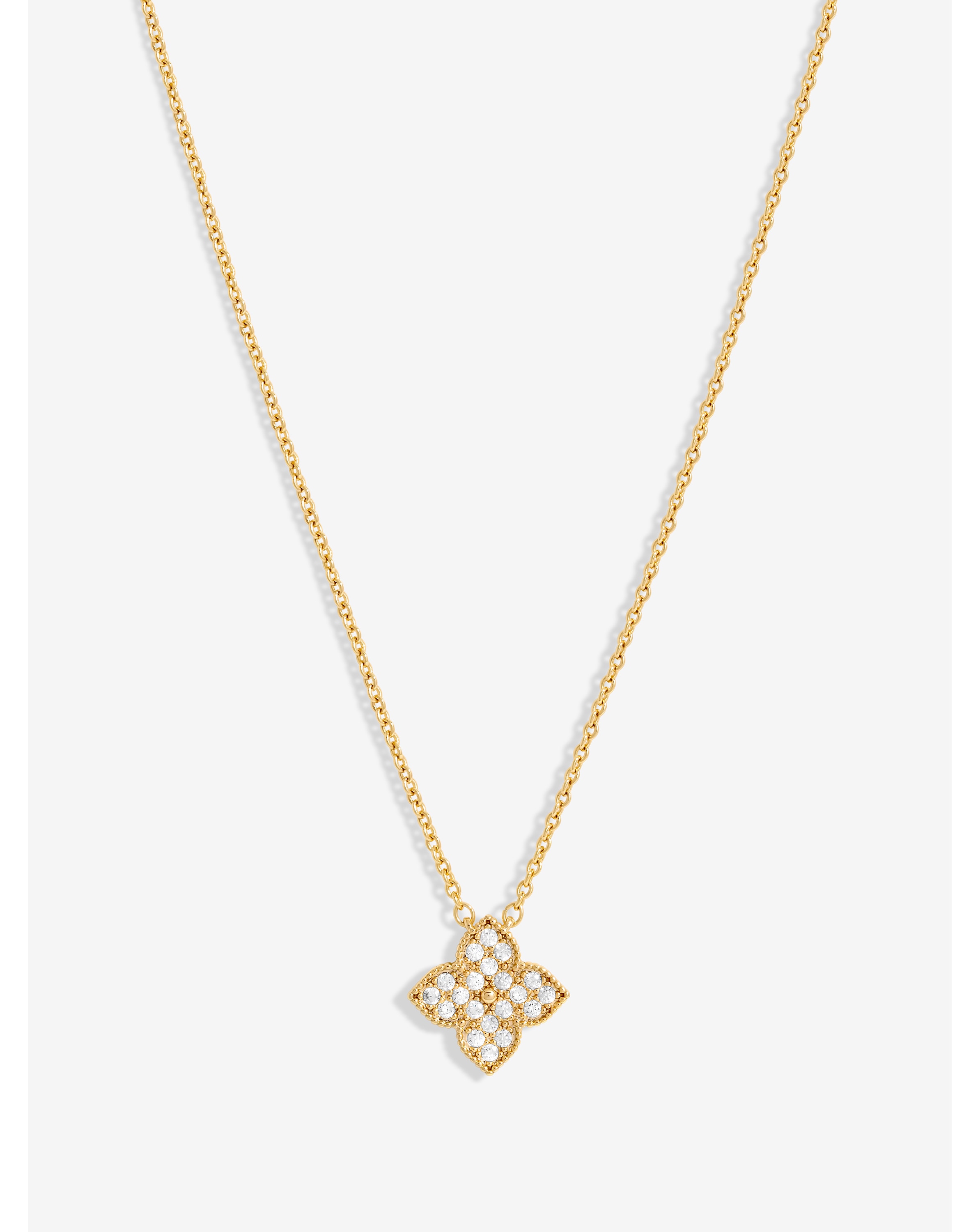 Jon Richard Gold Clover Pendant