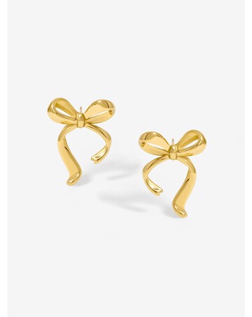 Jon Richard Gold Plated Vintage Bow Earrings