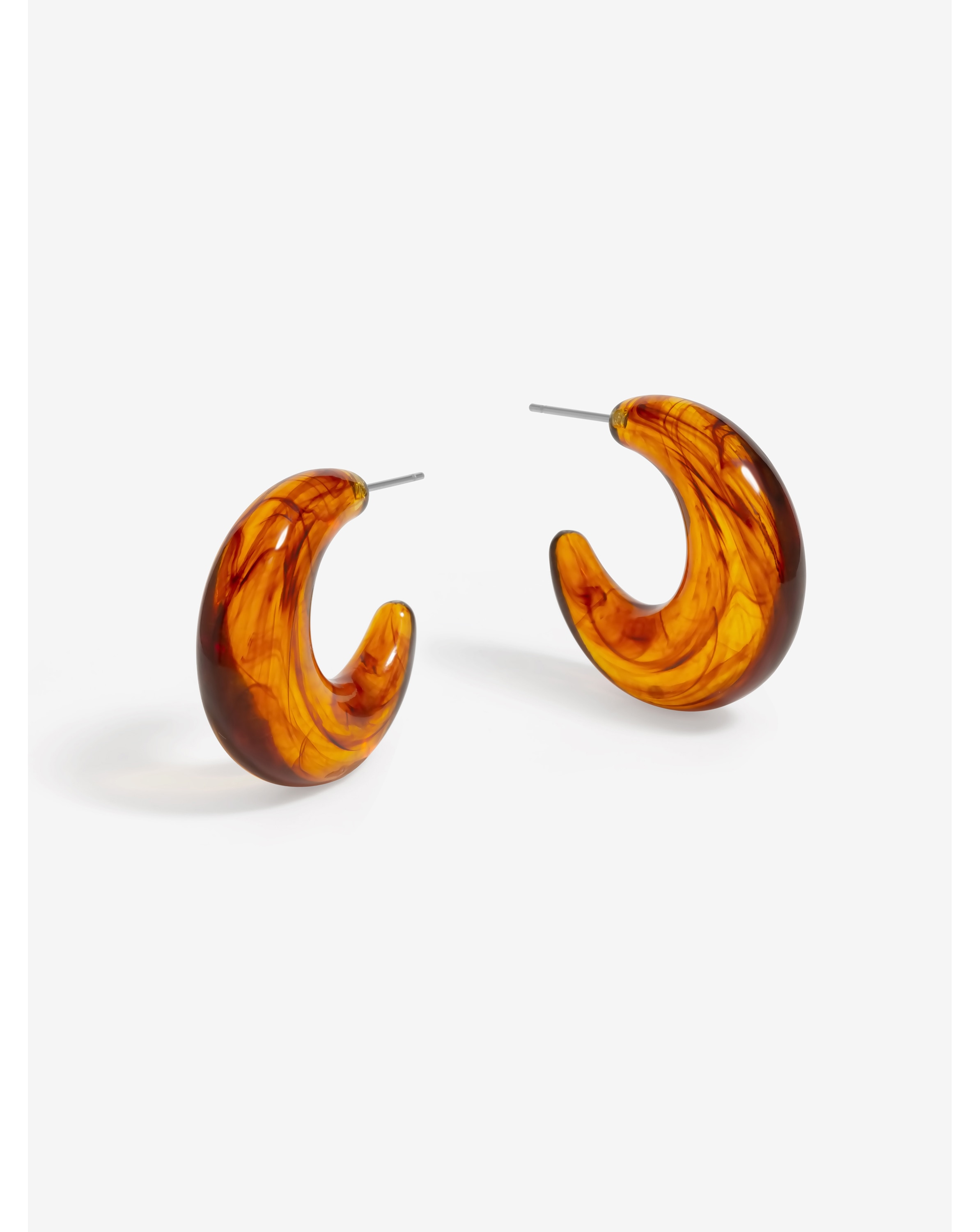 Jon Richard Resin Hoop Earrings
