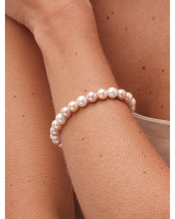 Jon Richard Pink Pearl Bracelet