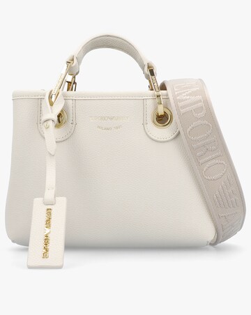 Emporio Armani X Small Cream Cross-Body Shopper Bag