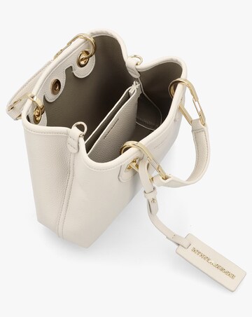 Emporio Armani X Small Cream Cross-Body Shopper Bag