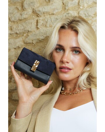 Luella Grey Frederica Navy Small Purse