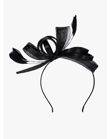 Jon Richard Black Medium Fascinator Headband