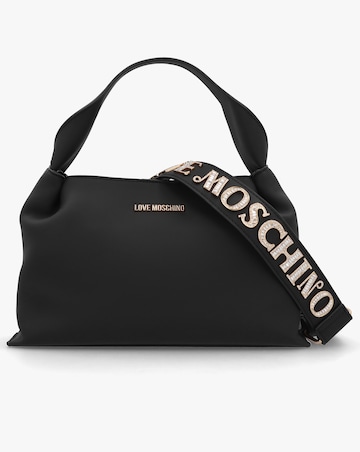 Love Moschino Aura Slouch Black Hobo Bag