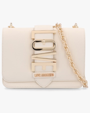 Love Moschino Love Bug Ivory Shoulder Bag