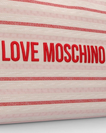 Love Moschino Flower Pink Tote Bag