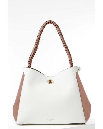 Luella Grey Adriana White Hobo Tote
