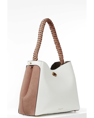 Luella Grey Adriana White Hobo Tote