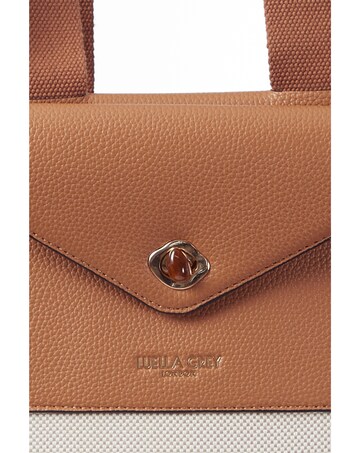 Luella Grey Giselle Camel Laptop Tote