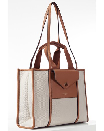 Luella Grey Giselle Camel Laptop Tote
