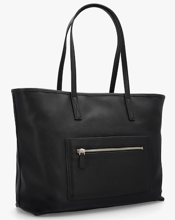 Guess Large Power Play 2 Black Logo Tech Tote Bag
