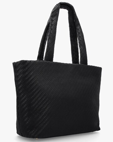 Guess Francy Woven Black Tote Bag