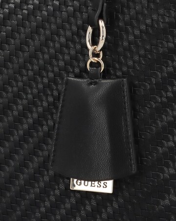Guess Francy Woven Black Tote Bag