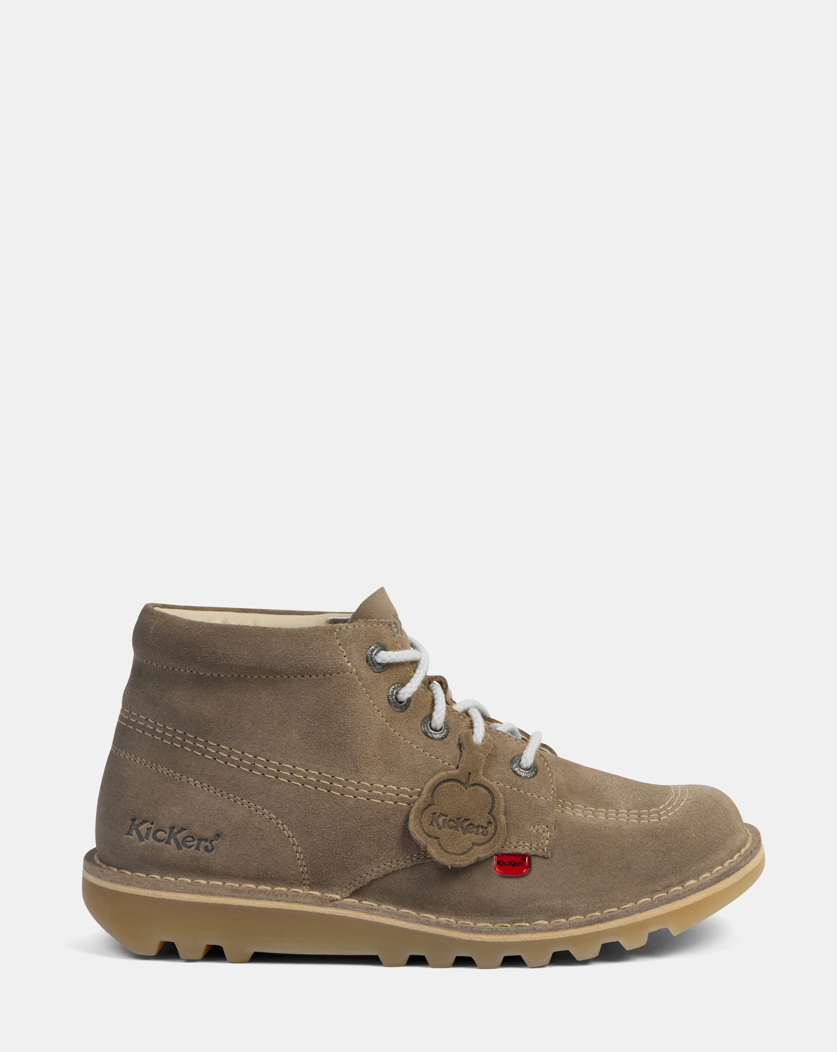 New In - Kickers Kick Hi Suede Shoes