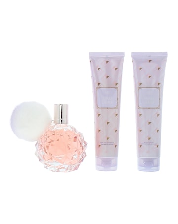 Ariana Grande Ari Eau De Parfum Body Lotion Shower Gel Gift Set For Her