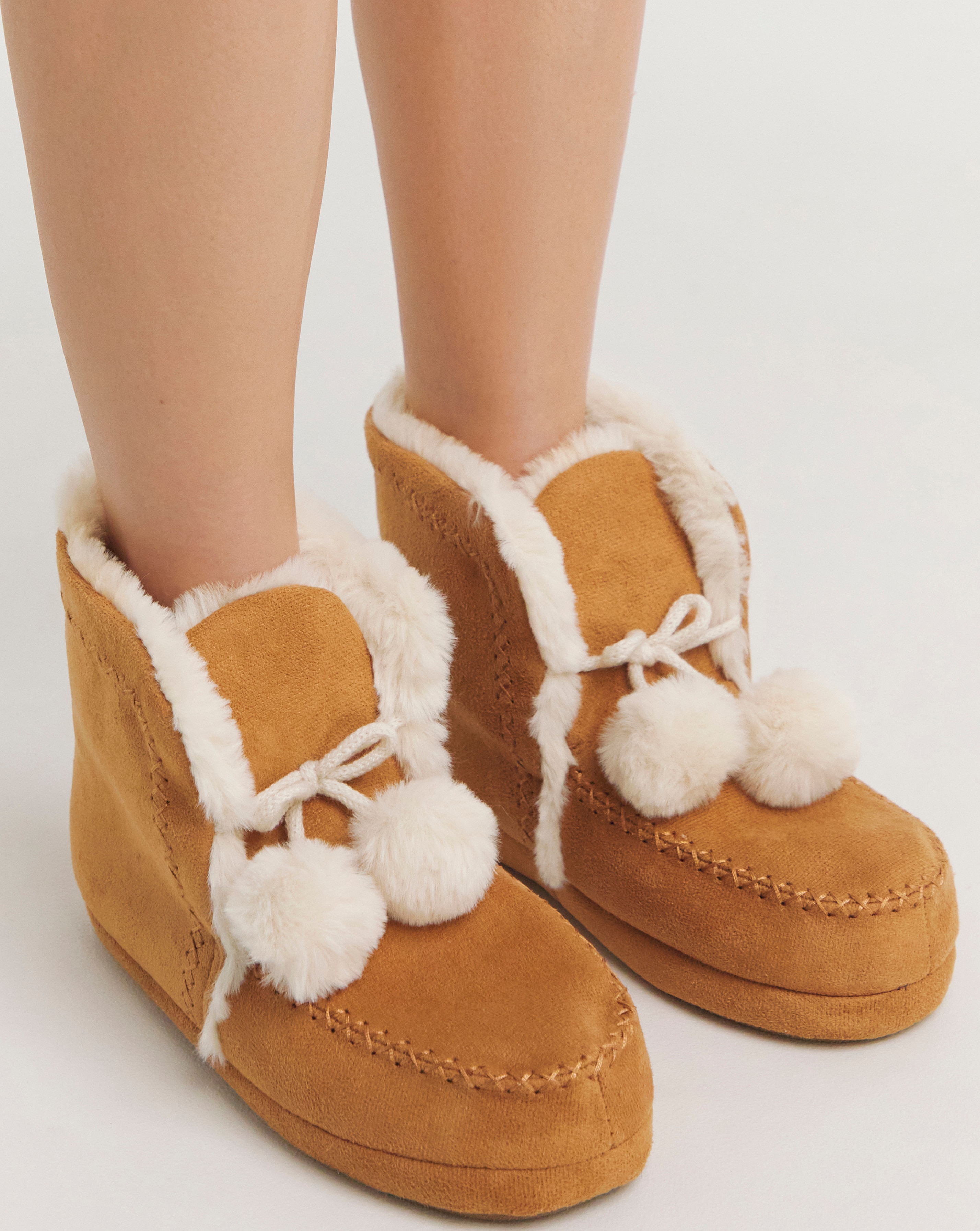 Scandi Slipper Boots Wide