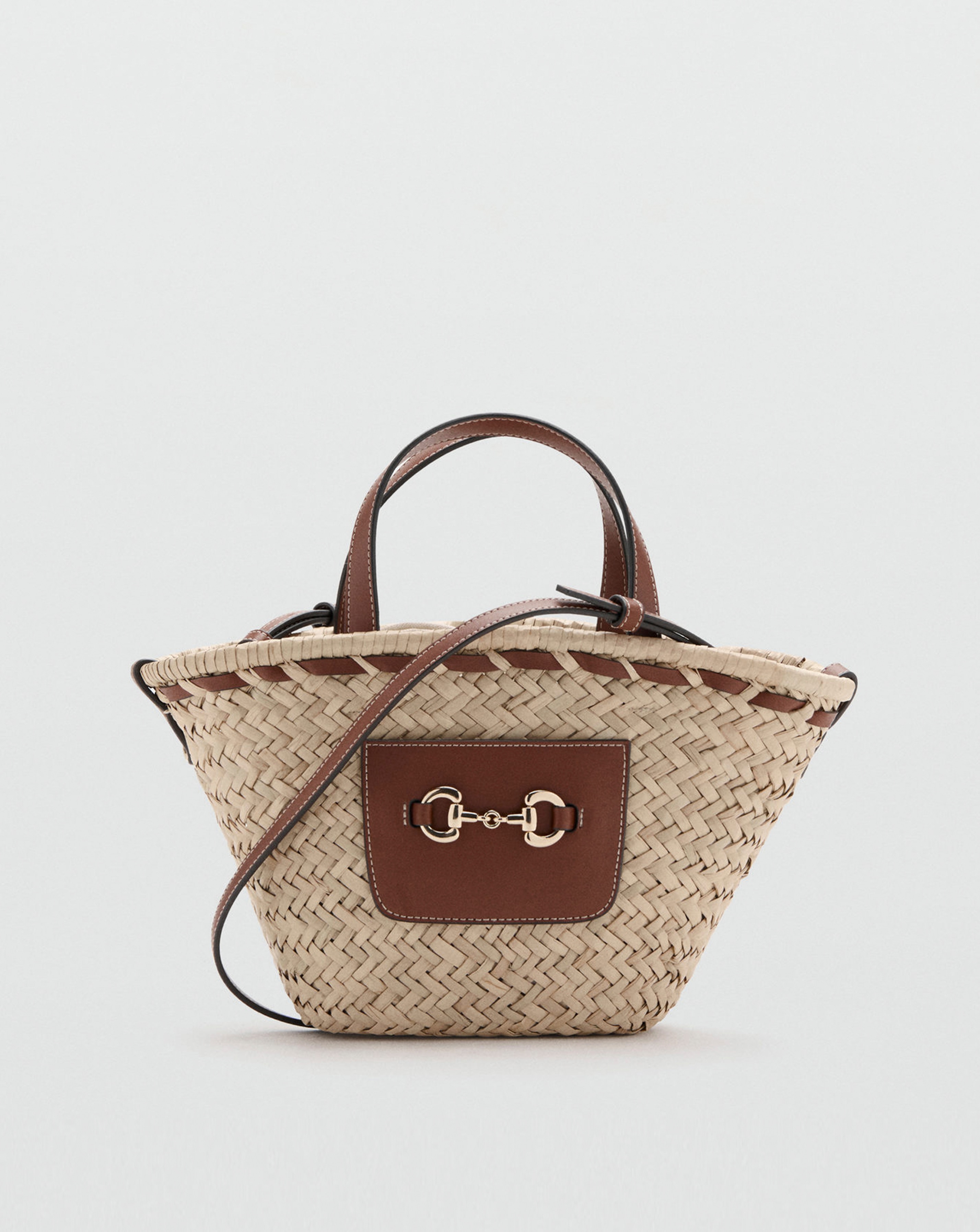 New In - Mango Natural Fibre Crossbody Bag