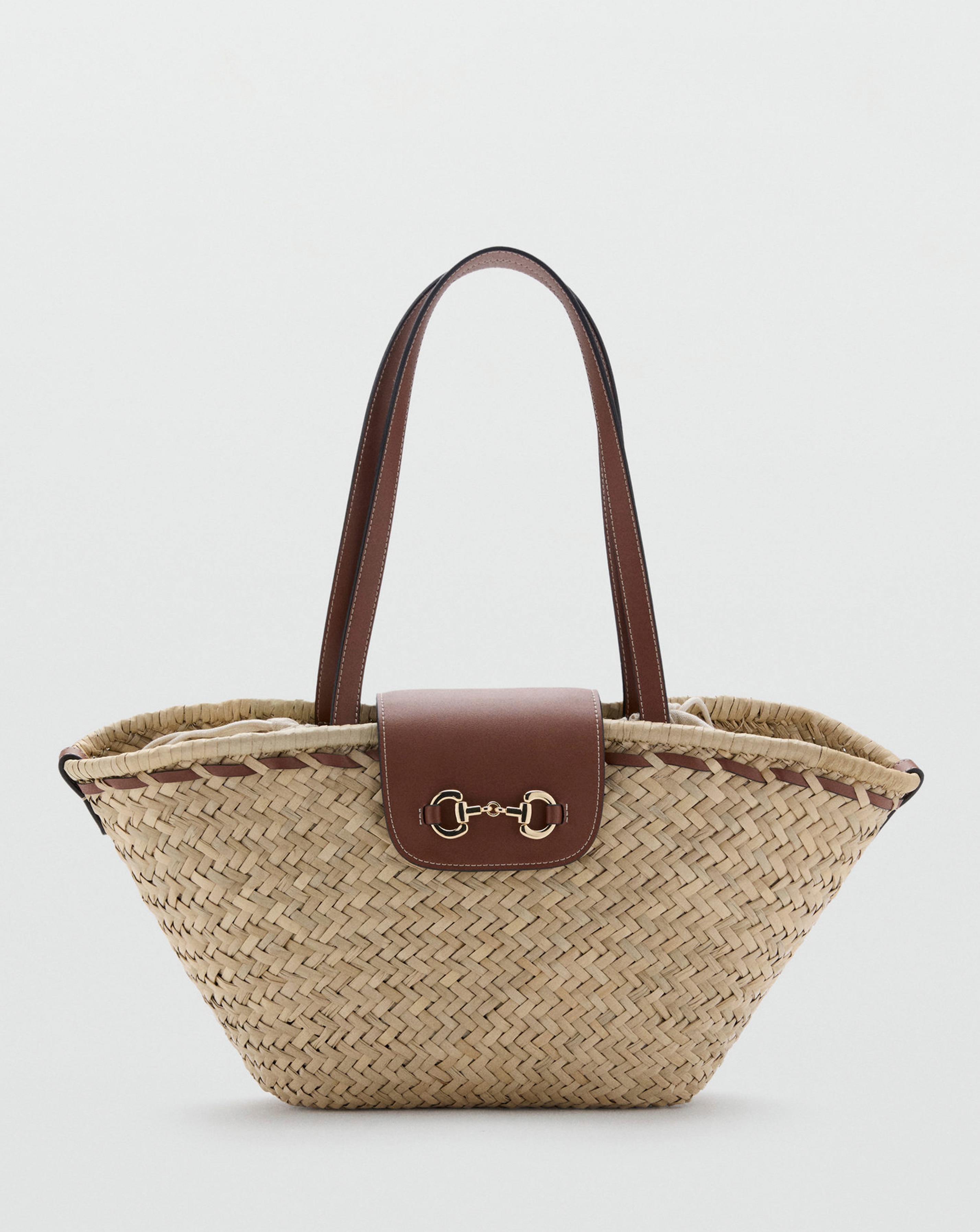 New In - Mango Natural Fibre Shoulder Bag