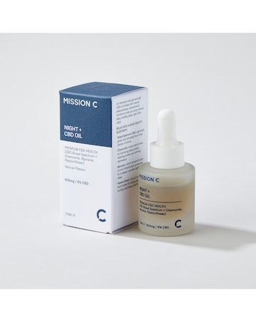 Mission C Sleep better with Night CBD Oil 500mg, Passionflower & Chamomile