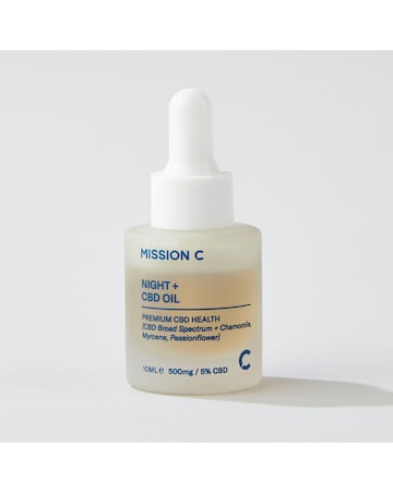 Mission C Sleep better with Night CBD Oil 500mg, Passionflower & Chamomile