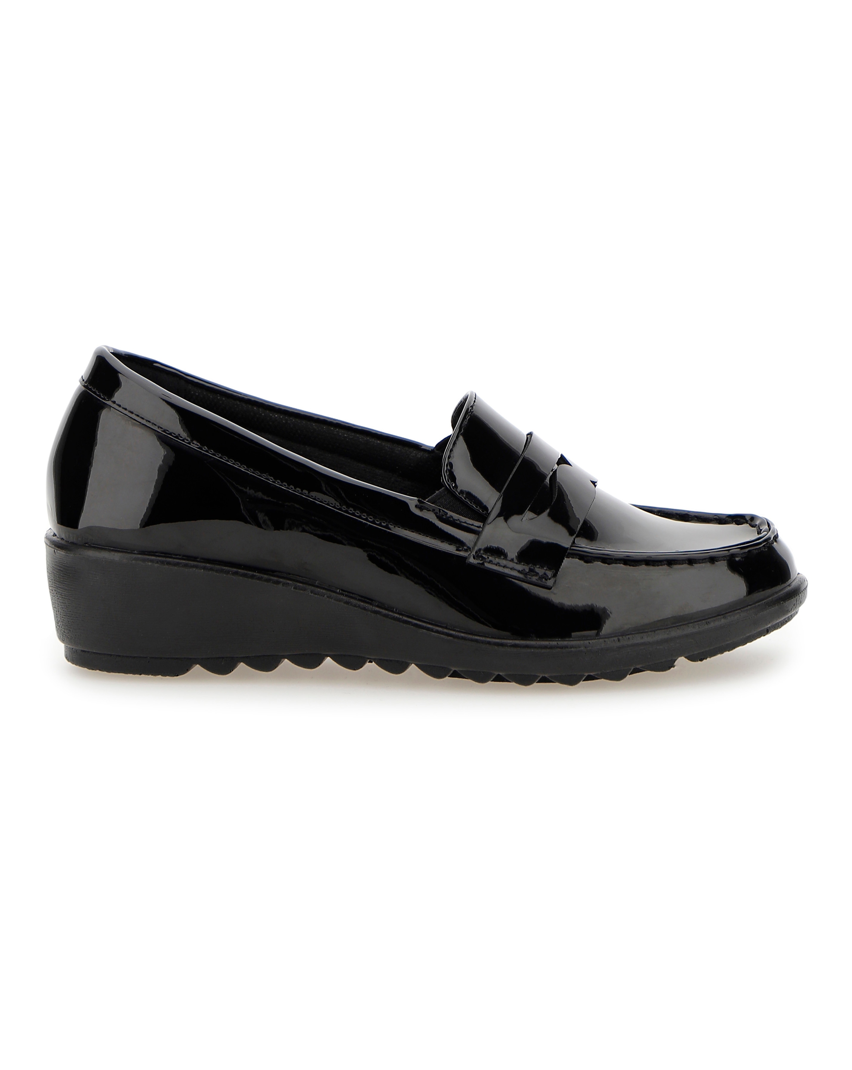 Cushion Walk Low Wedge Loafers EEE Fit