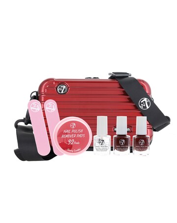 W7 Travel Nail Case  - Red