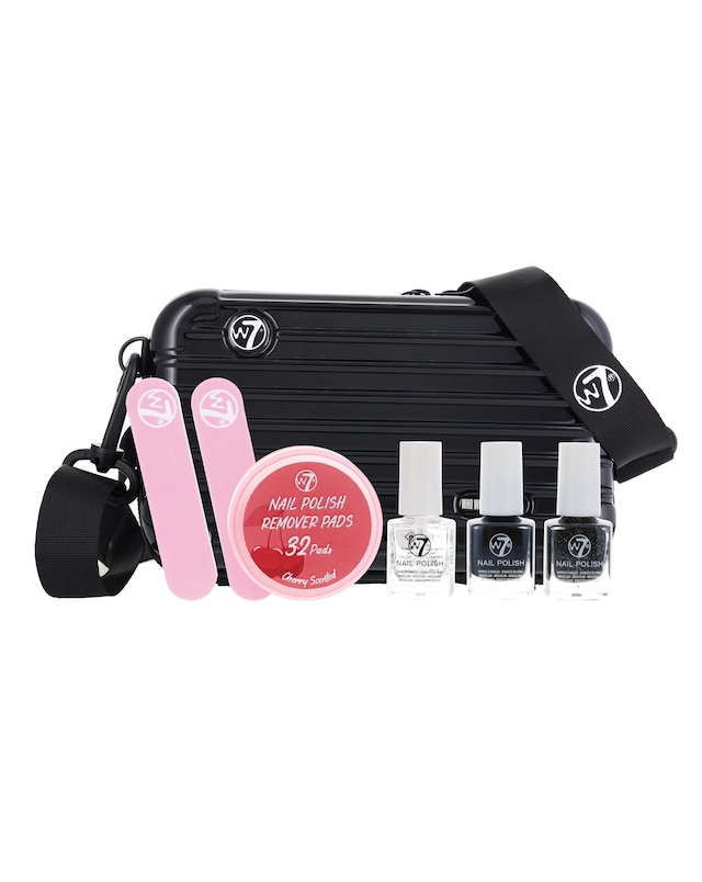 W7 Travel Nail Case - Black