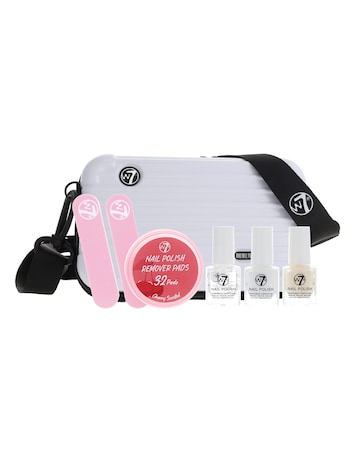 W7 Travel Nail Case - Silver