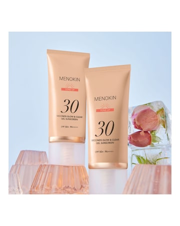 30 Seconds Tone-Up Glow + Clear Gel Sunscreen SPF50+ 50ml