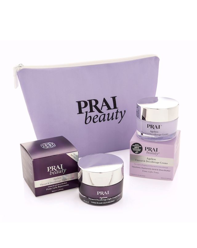 Prai Beauty Ageless 2 Piece Purple Bag Set