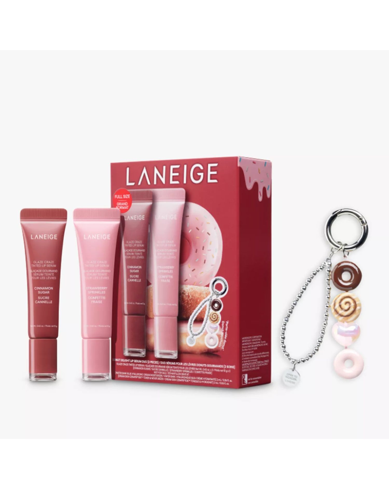 Laneige Donut Delight Lip Serum Duo Skincare Gift Set