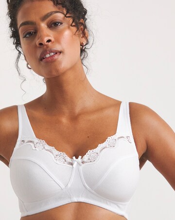 2 Pack Non Wired White/White Bras
