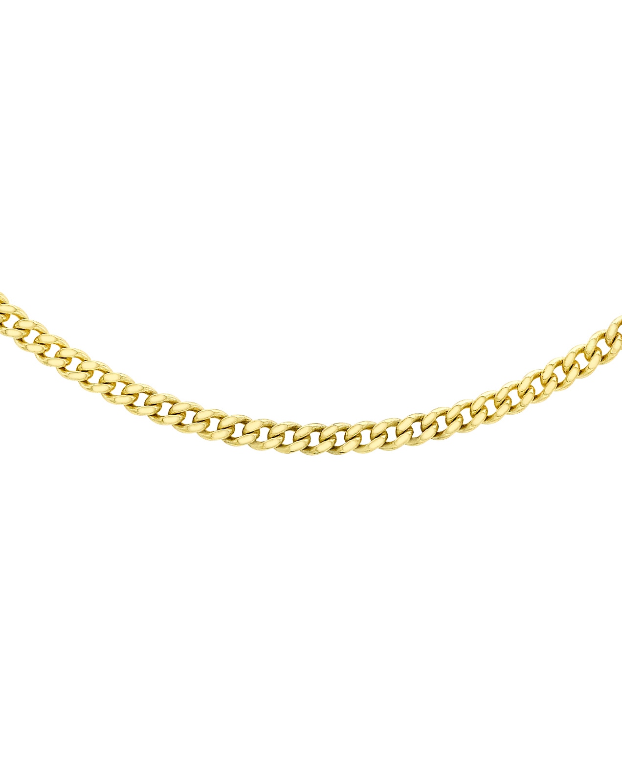 9Ct Gold Curb Chain