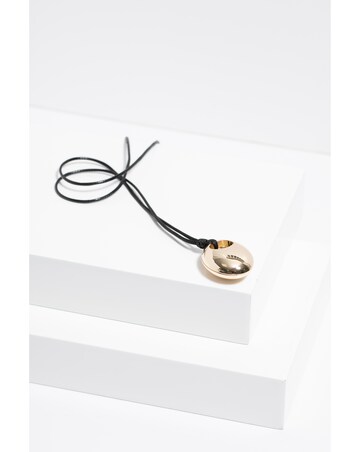 Jon Richard Gold Plated Open Polished Drop Cord Necklace