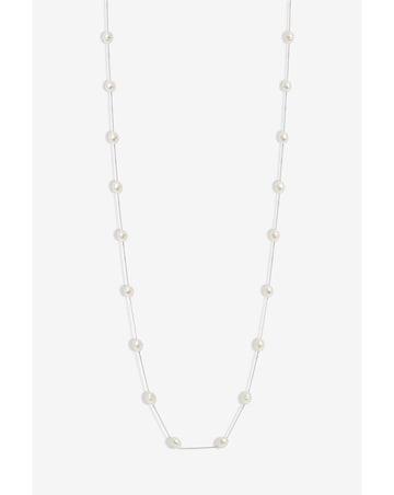 Jon Richard Silver Plated Pearl Rope Necklace