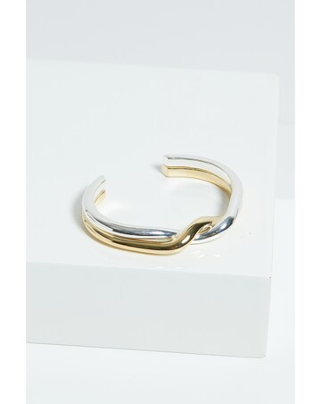 Jon Richard Two Tone Twisted Cuff