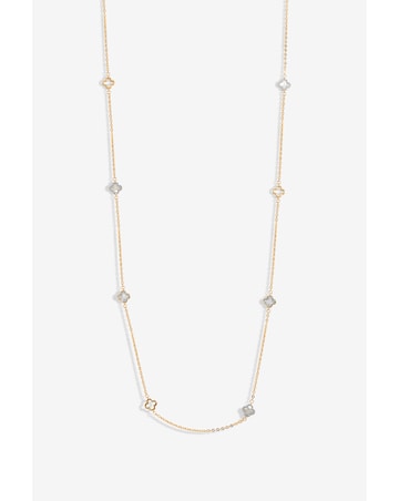 Jon Richard Long Clover Necklace