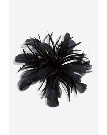 Jon Richard Black Floral Fascinator