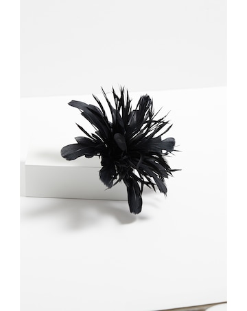 Jon Richard Black Floral Fascinator